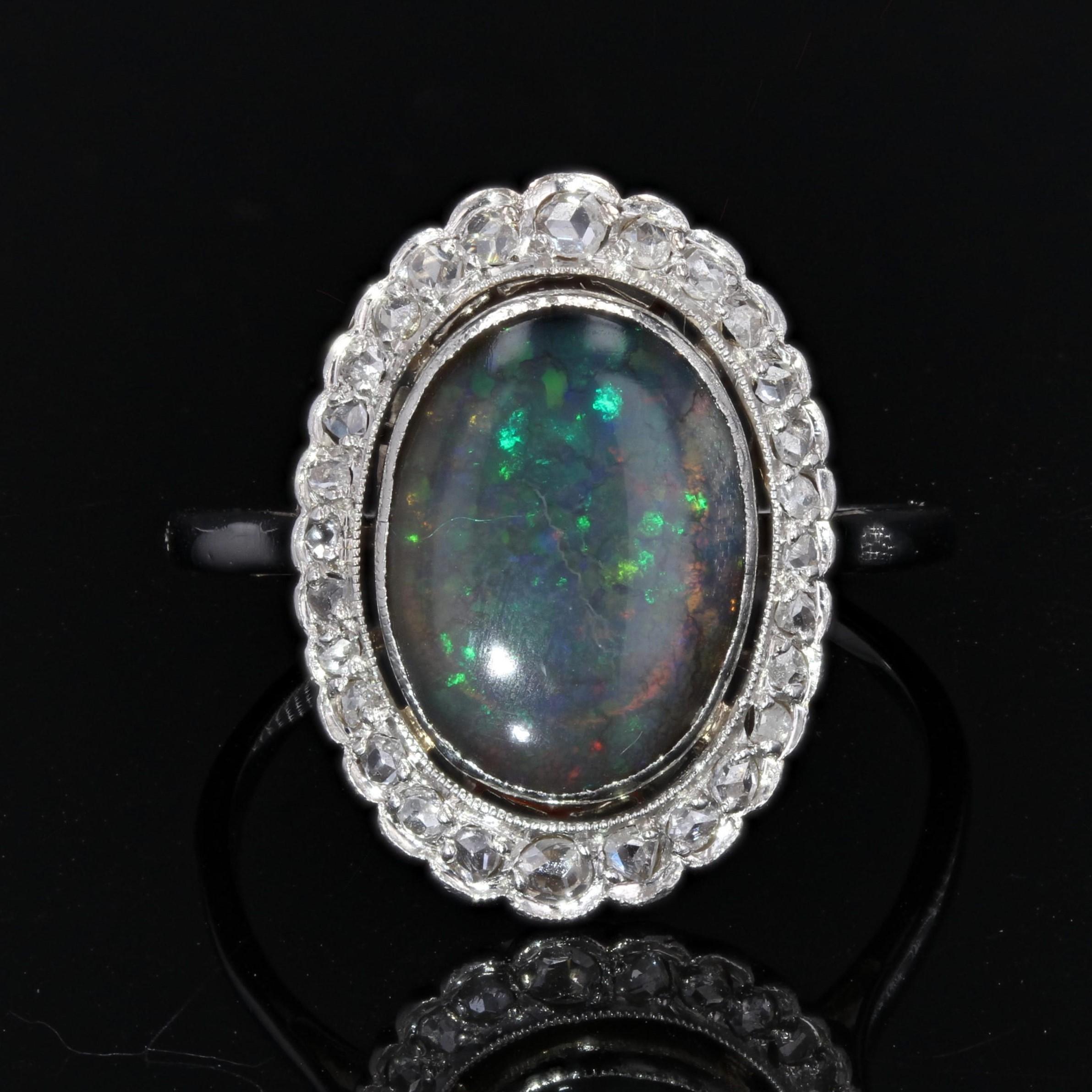 1920s opal ring