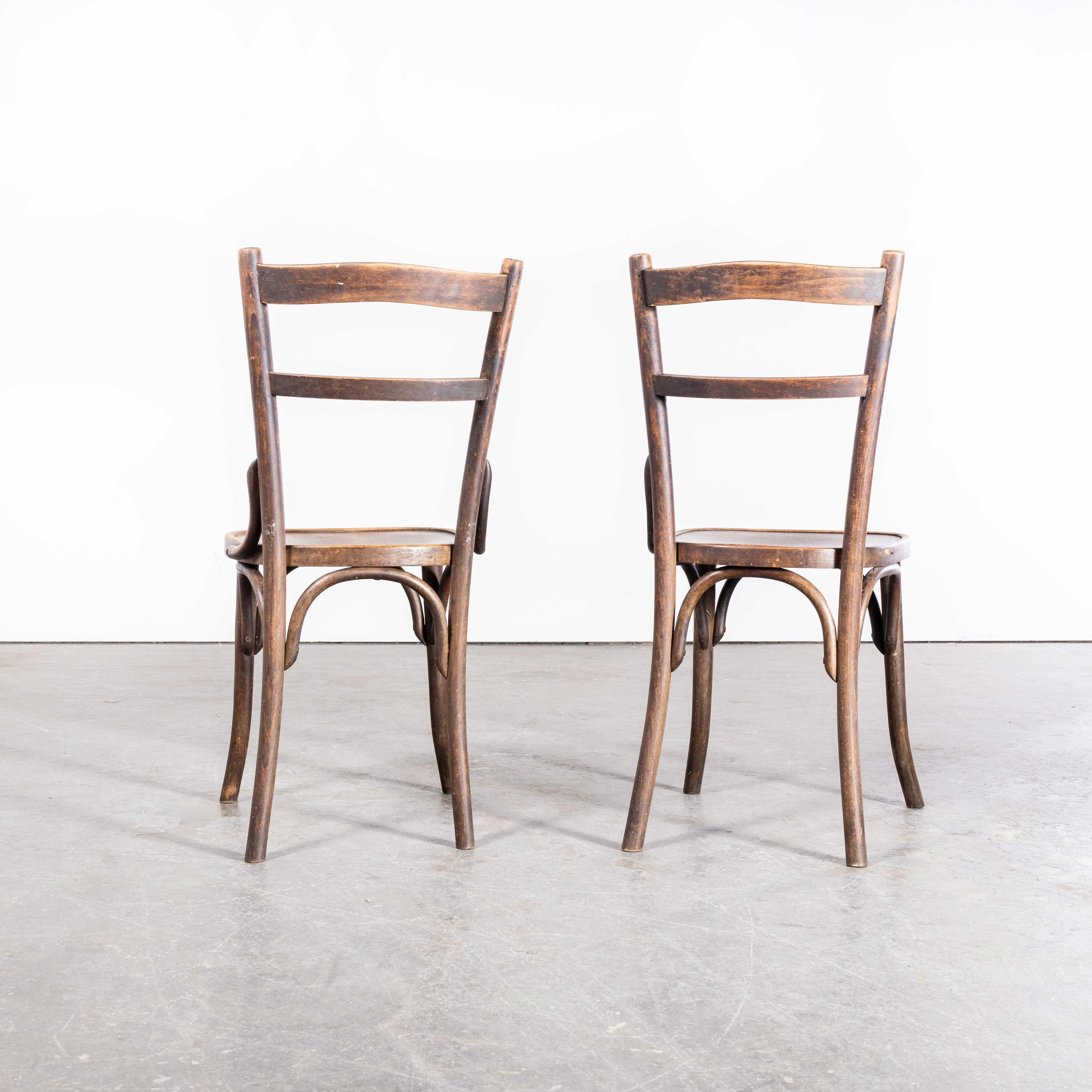 1920s Bentwood Debrecen Ladder Back Dining Chairs, Pair 2