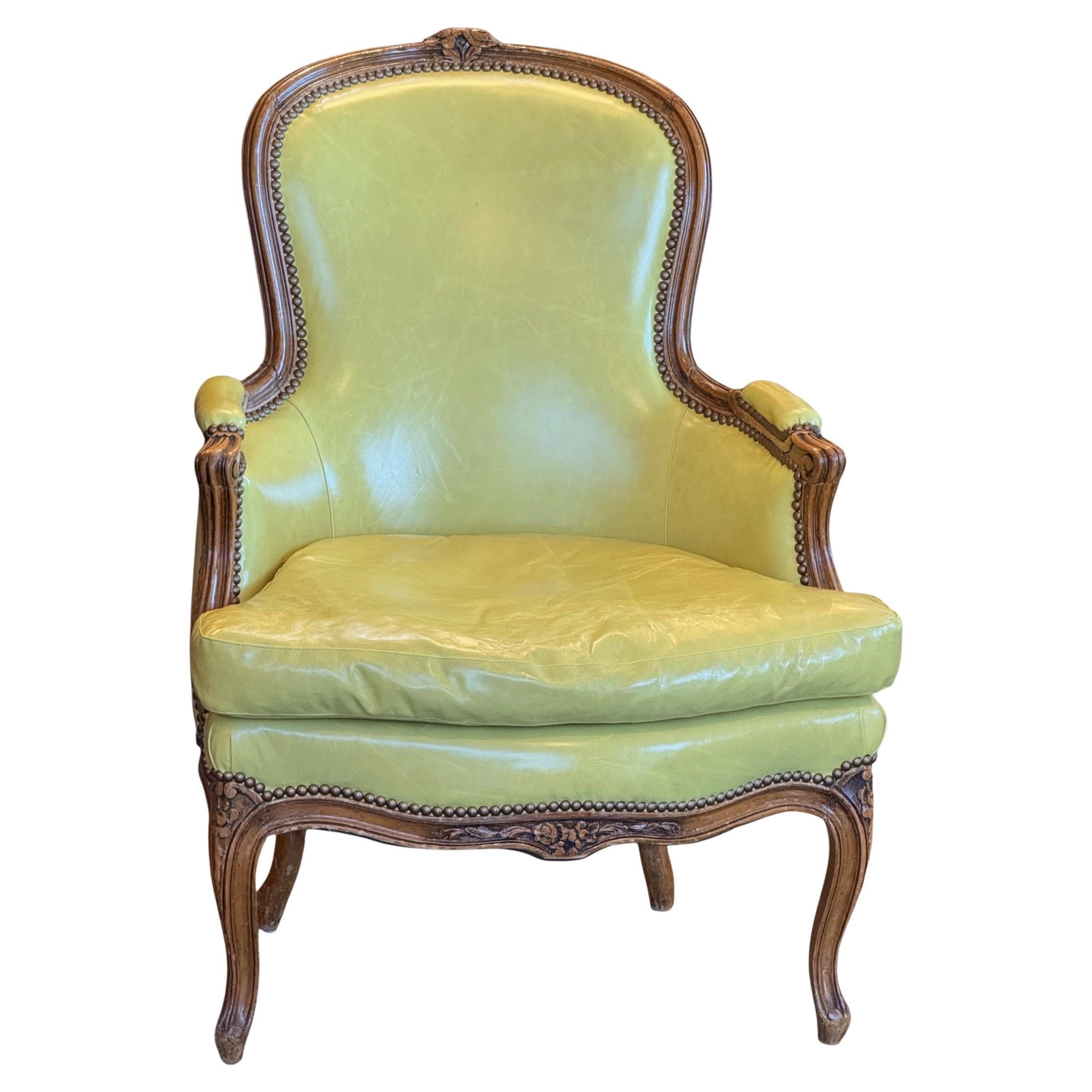 1920s Bergère in Leather
