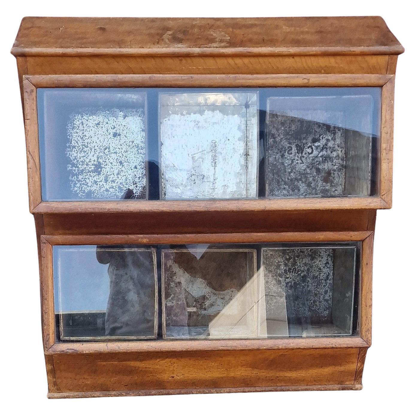 1920s Biscuit display cabinet For Sale