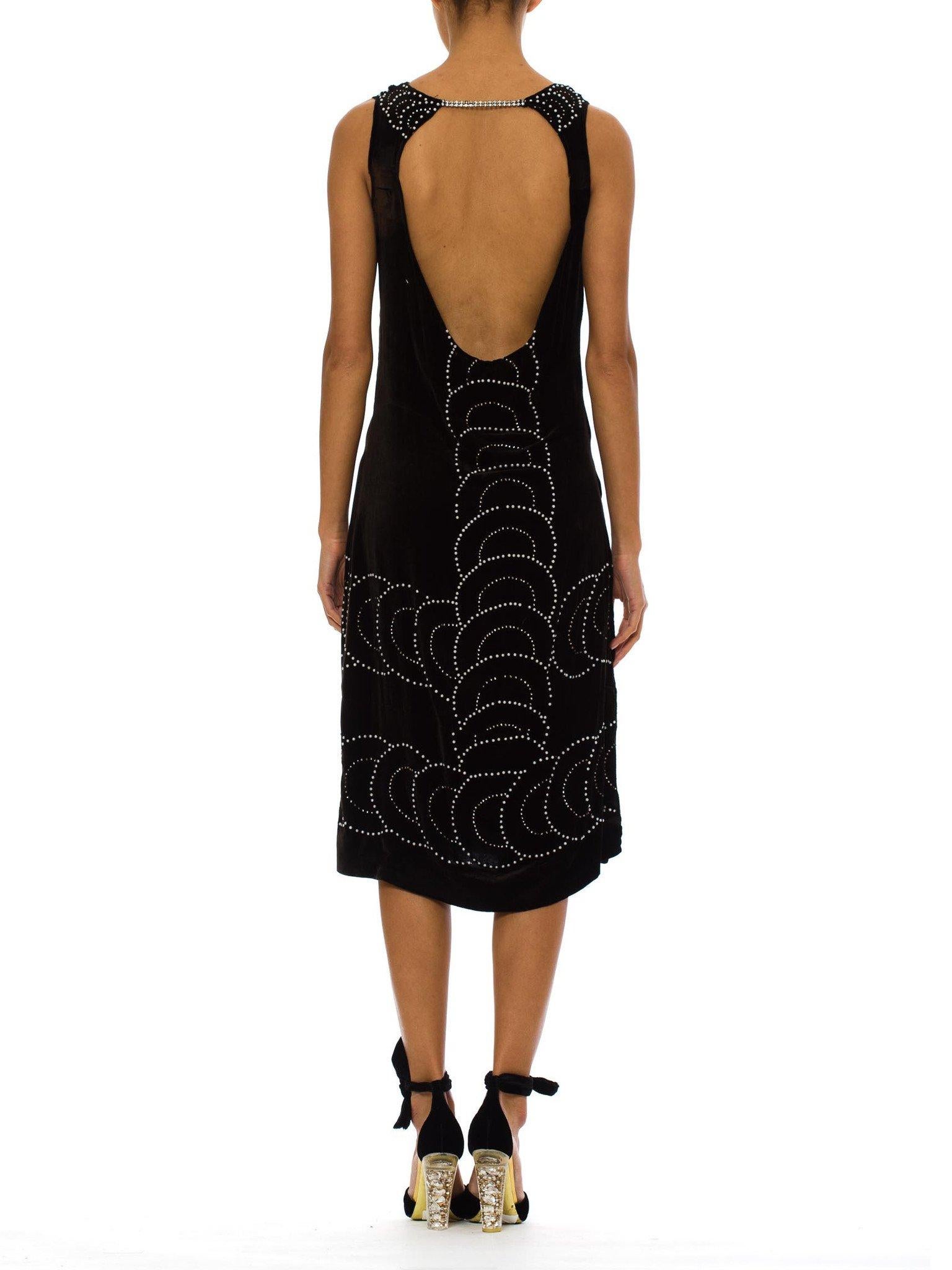 low back flapper dress