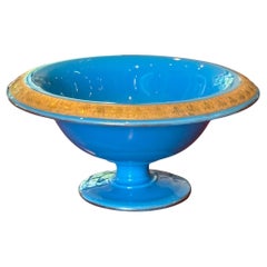 1920s Blue Opaline Bowl