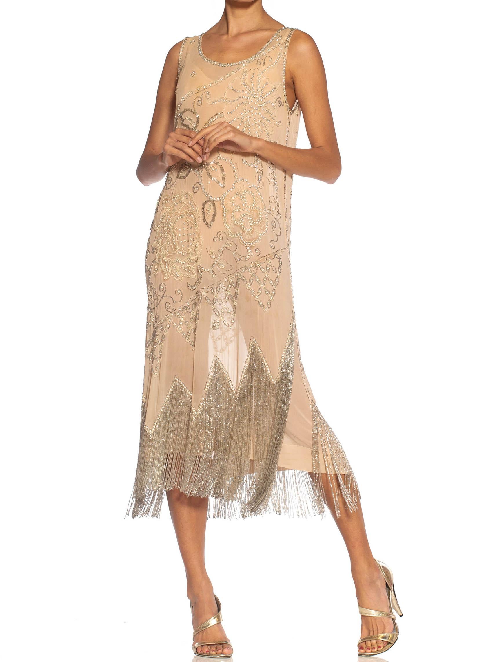 pearl flapper dress