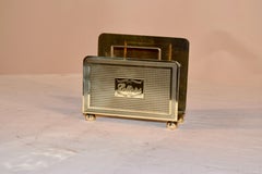 1920s Brass Letter Rack