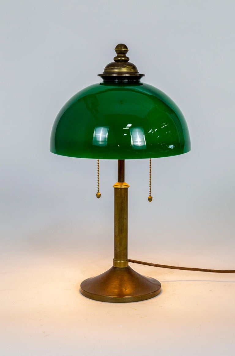 Pin by Crystal J on design ideas  Green lamp, Old library, Library lamp
