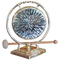 1920s Brass Table Gong