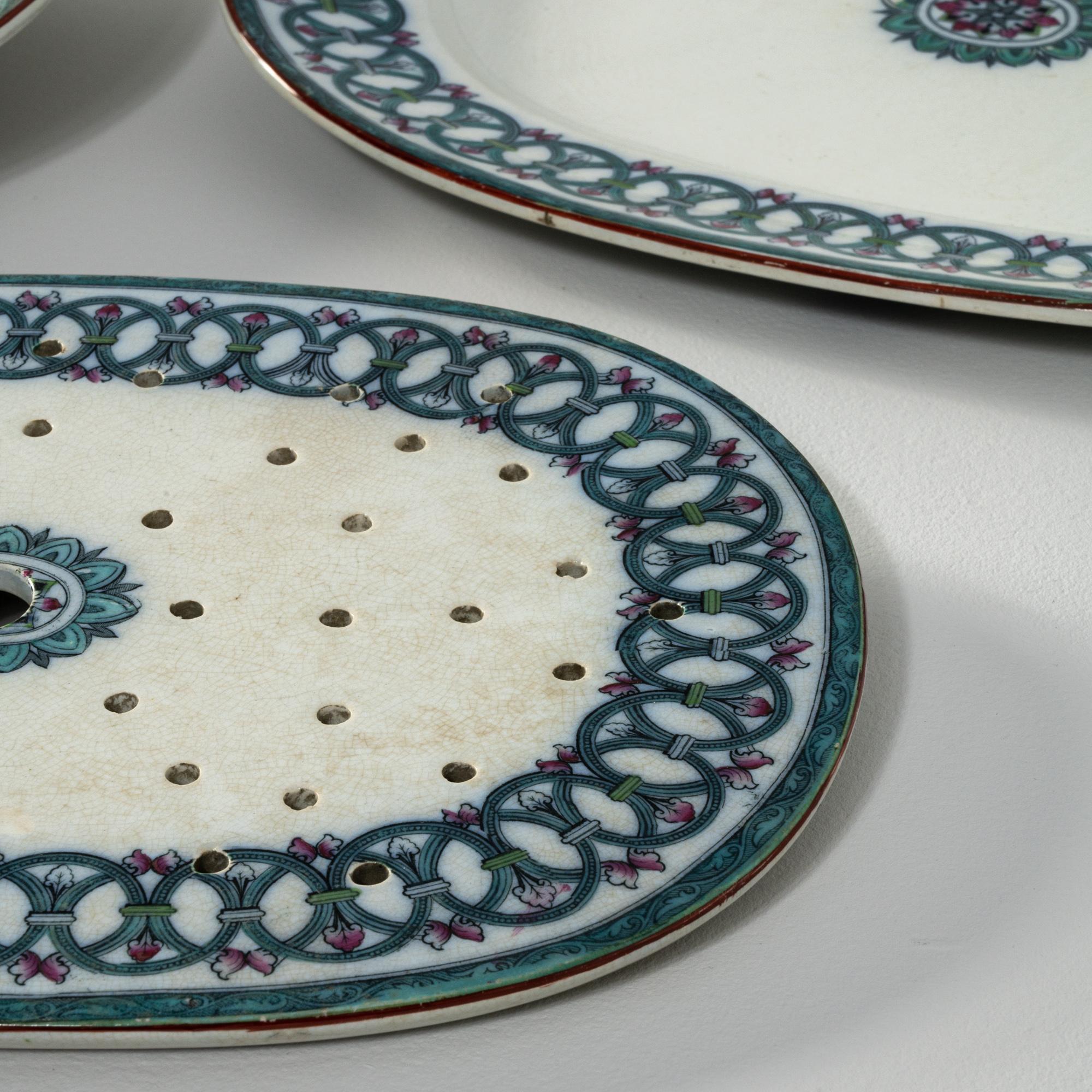 20th Century 1920s British Serving Platters, Set of Three For Sale
