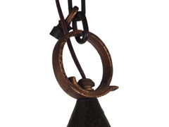 1920’s Bronze Arts & Crafts Hall Lantern