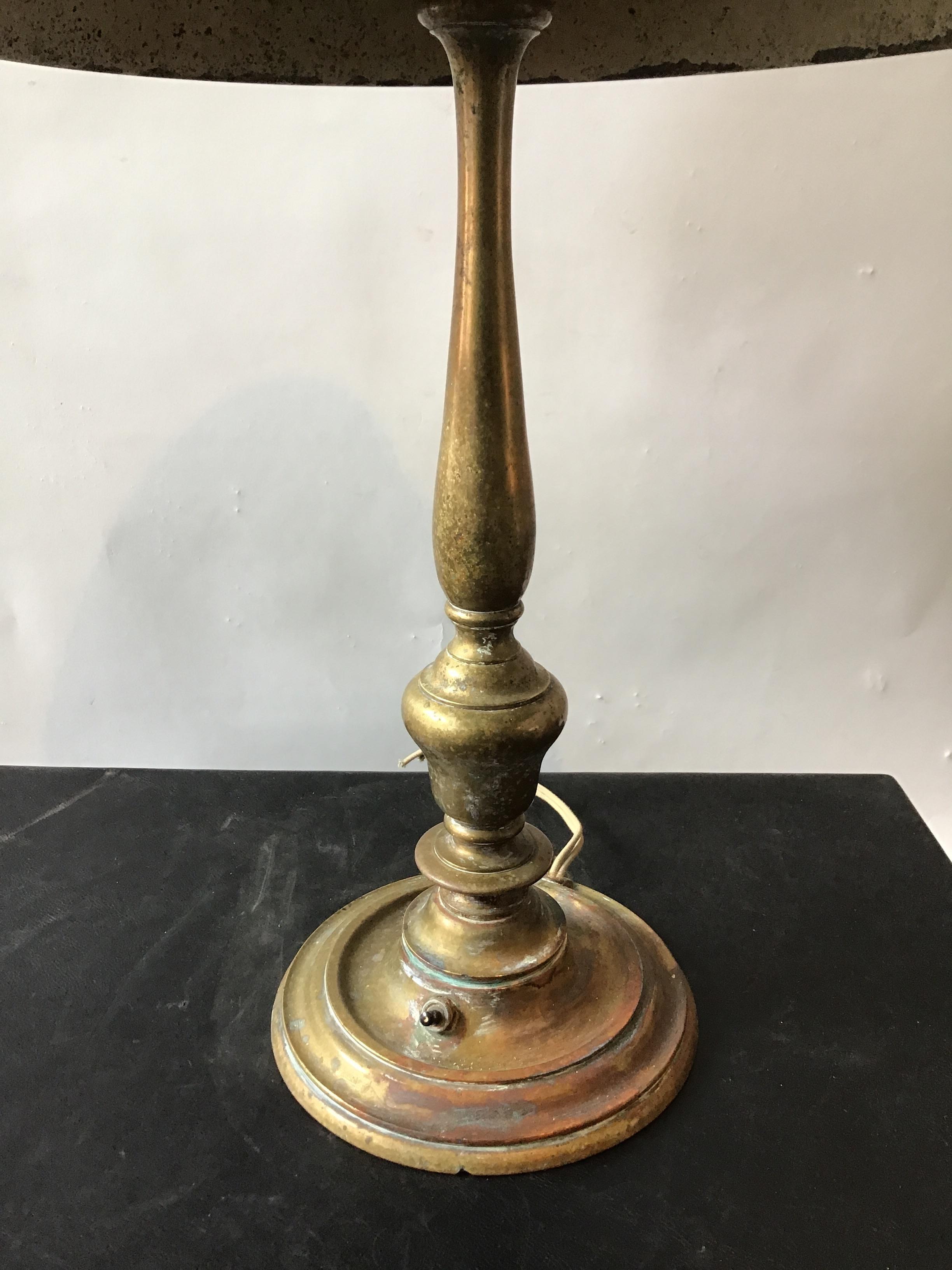 1920s Bronze Bankers Lamp 2