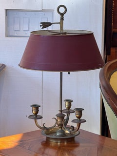 1920s Bronze Bouillotte Lamp