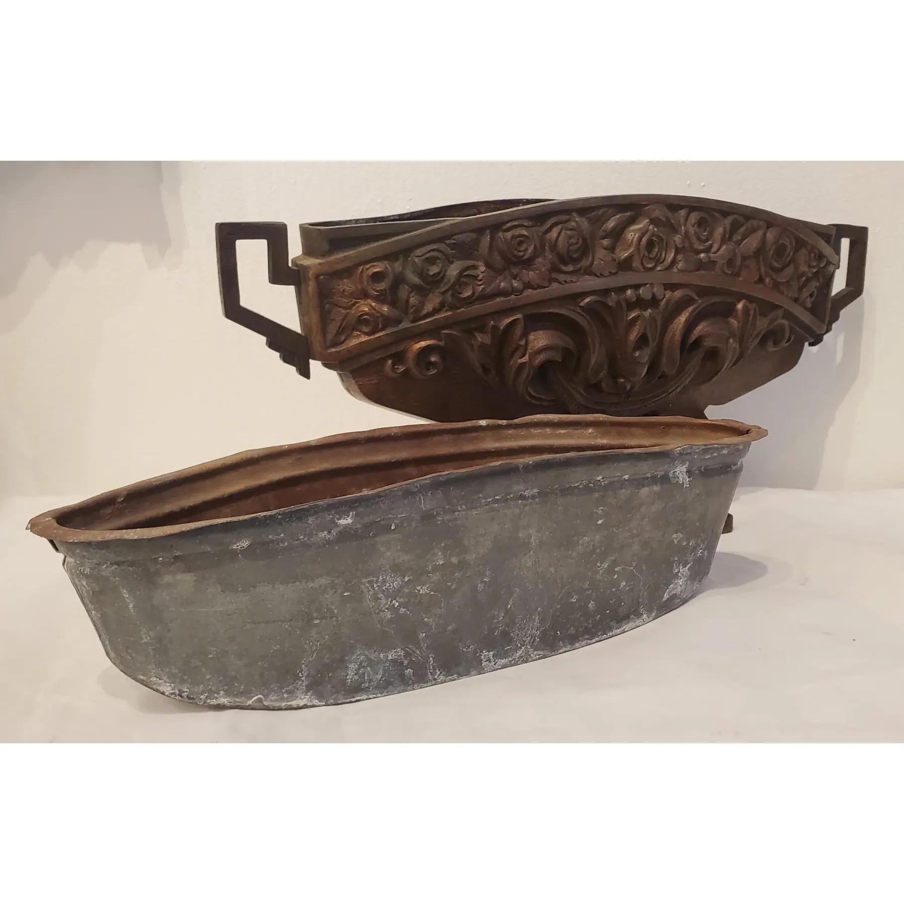 Bougie et centre de table en bronze des années 1920 - Lot de 3 Bon état - En vente à Pasadena, CA