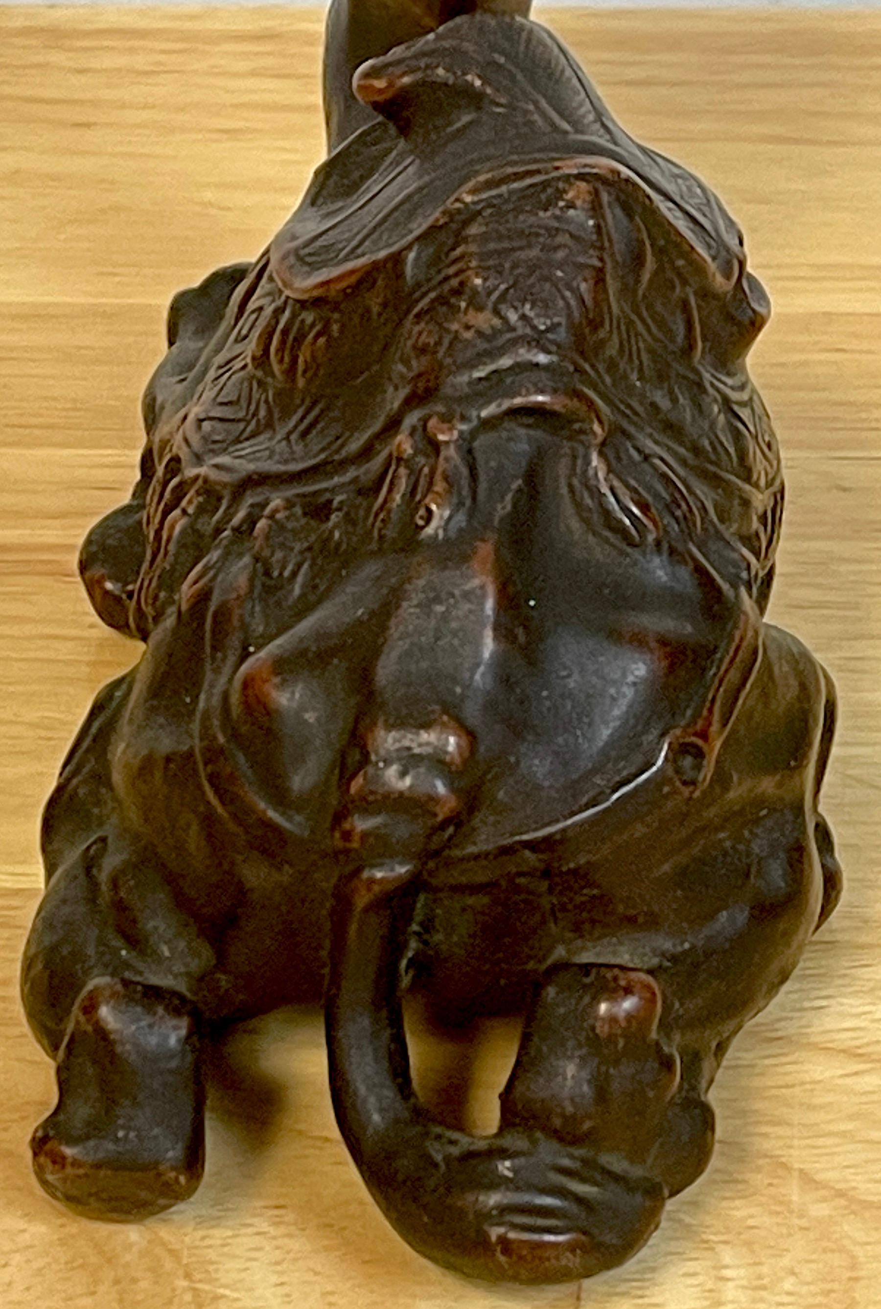 1920s Bronze Clad Sculpture of a Seated Moorish Camel For Sale 4