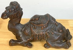 1920s Bronze Clad Sculpture of a Seated Moorish Camel
