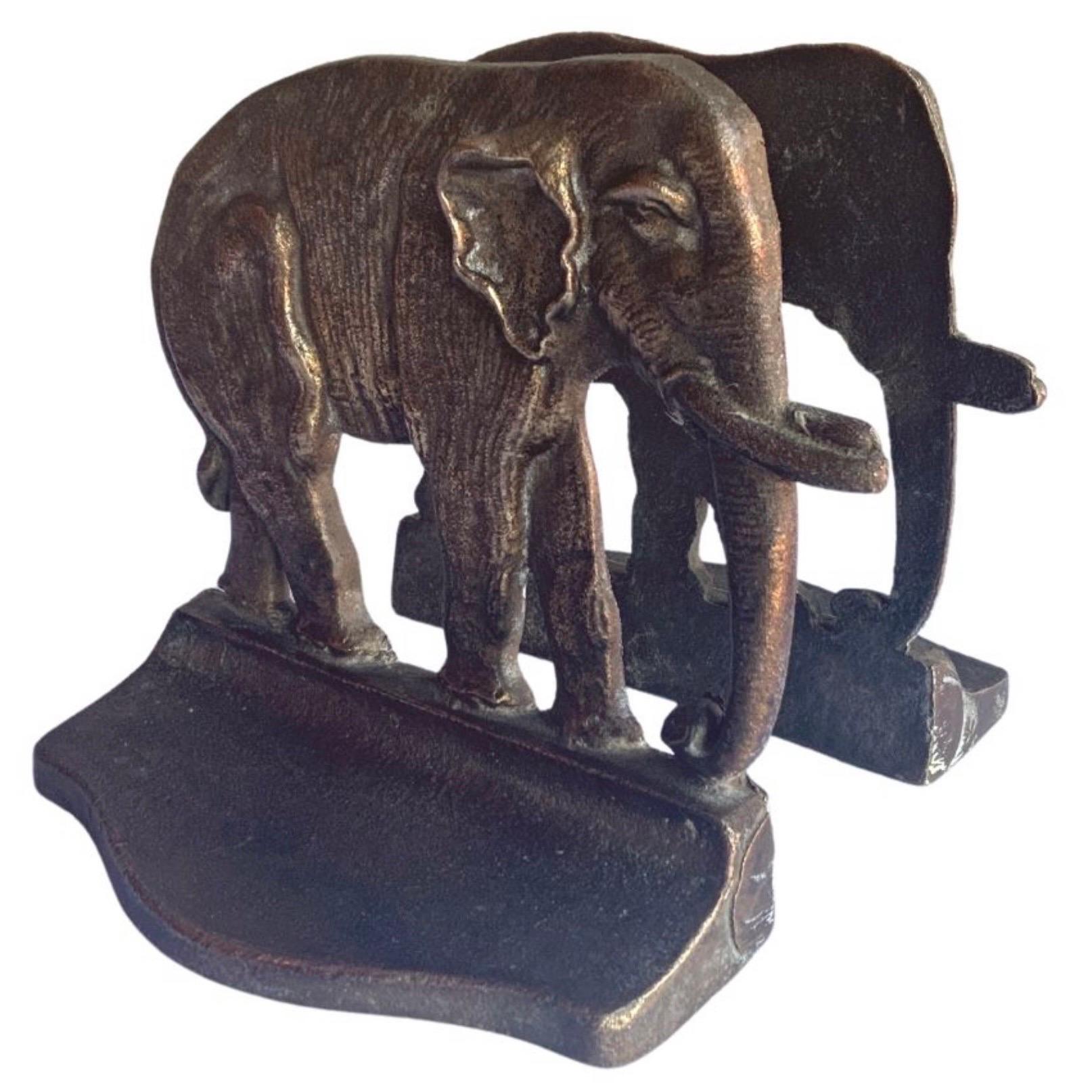 elephant book ends