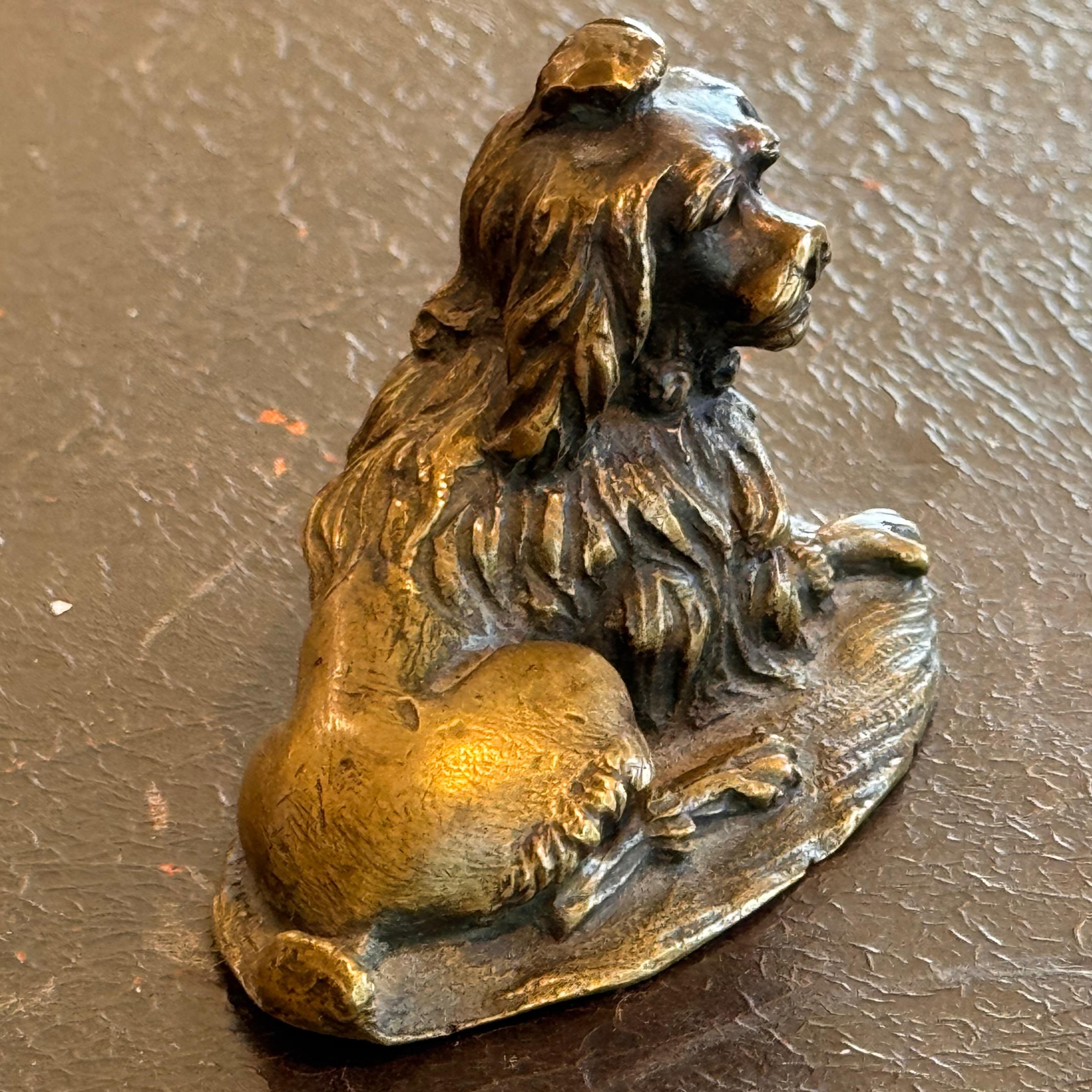 Inizio XX secolo Spaniel in bronzo degli anni '20 in vendita