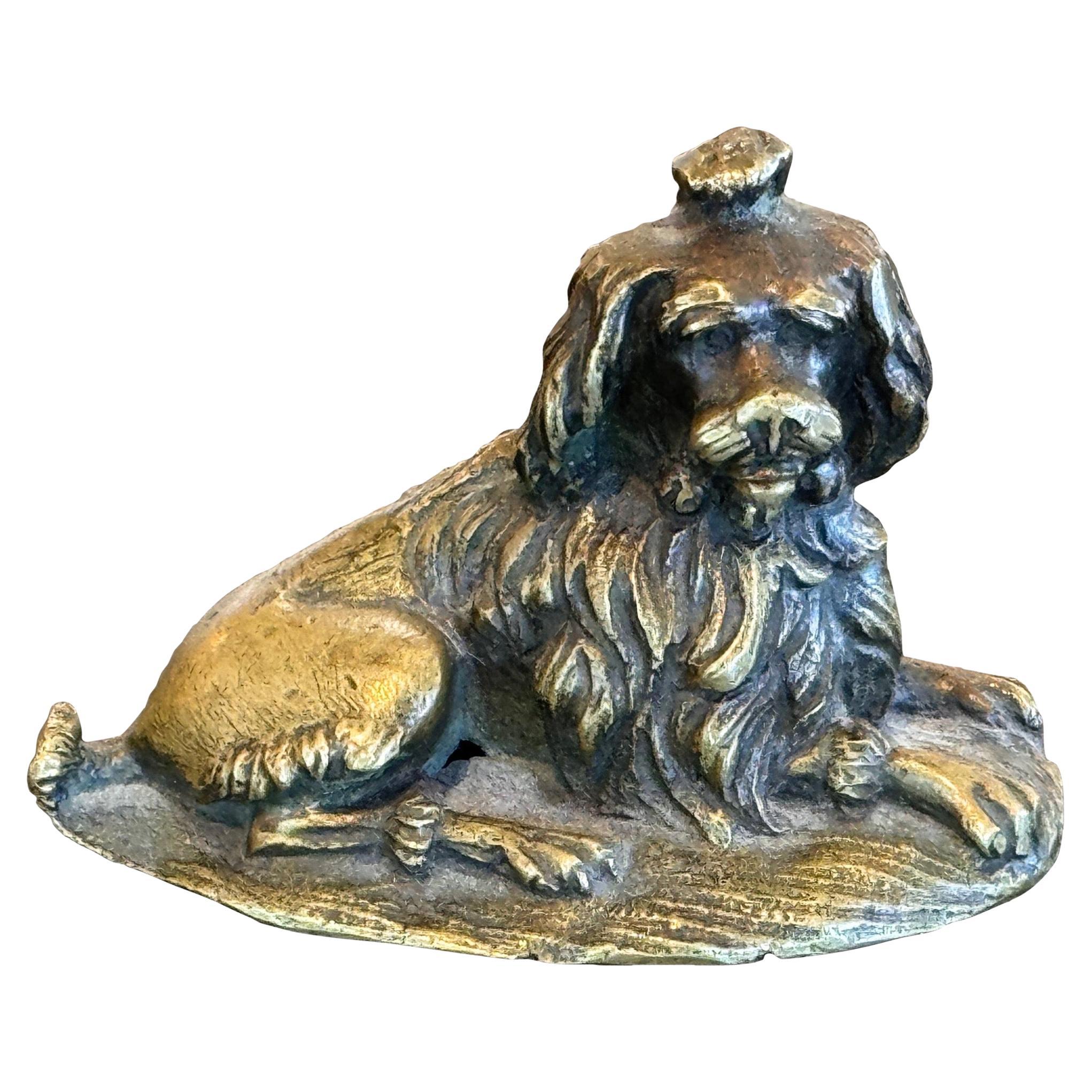 1920s Bronze Spaniel
