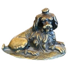 Épagneul en bronze des années 1920
