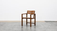 chaise simple en hêtre brun des années 1920 par Erich Dieckmann 'd'