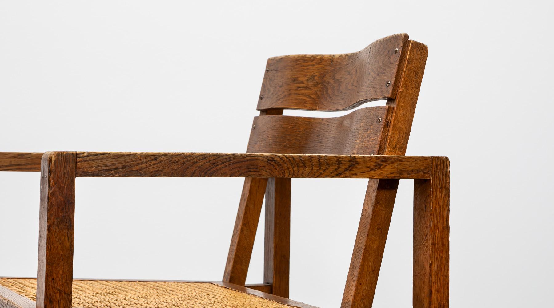 1920s Brown Beech Single Chair by Erich Dieckmann 'f' For Sale 7