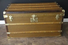 1920s Brown Goyard Steamer Trunk, Goyard Trunk