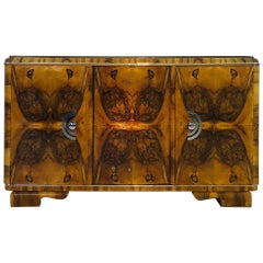 1920s Burl Art Deco Sideboard from France