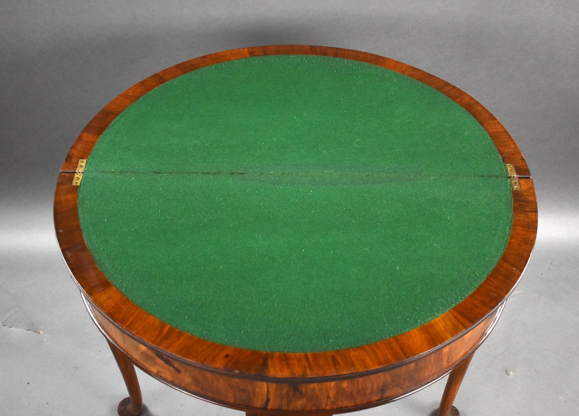 1920s Burr Walnut Card Table For Sale 2