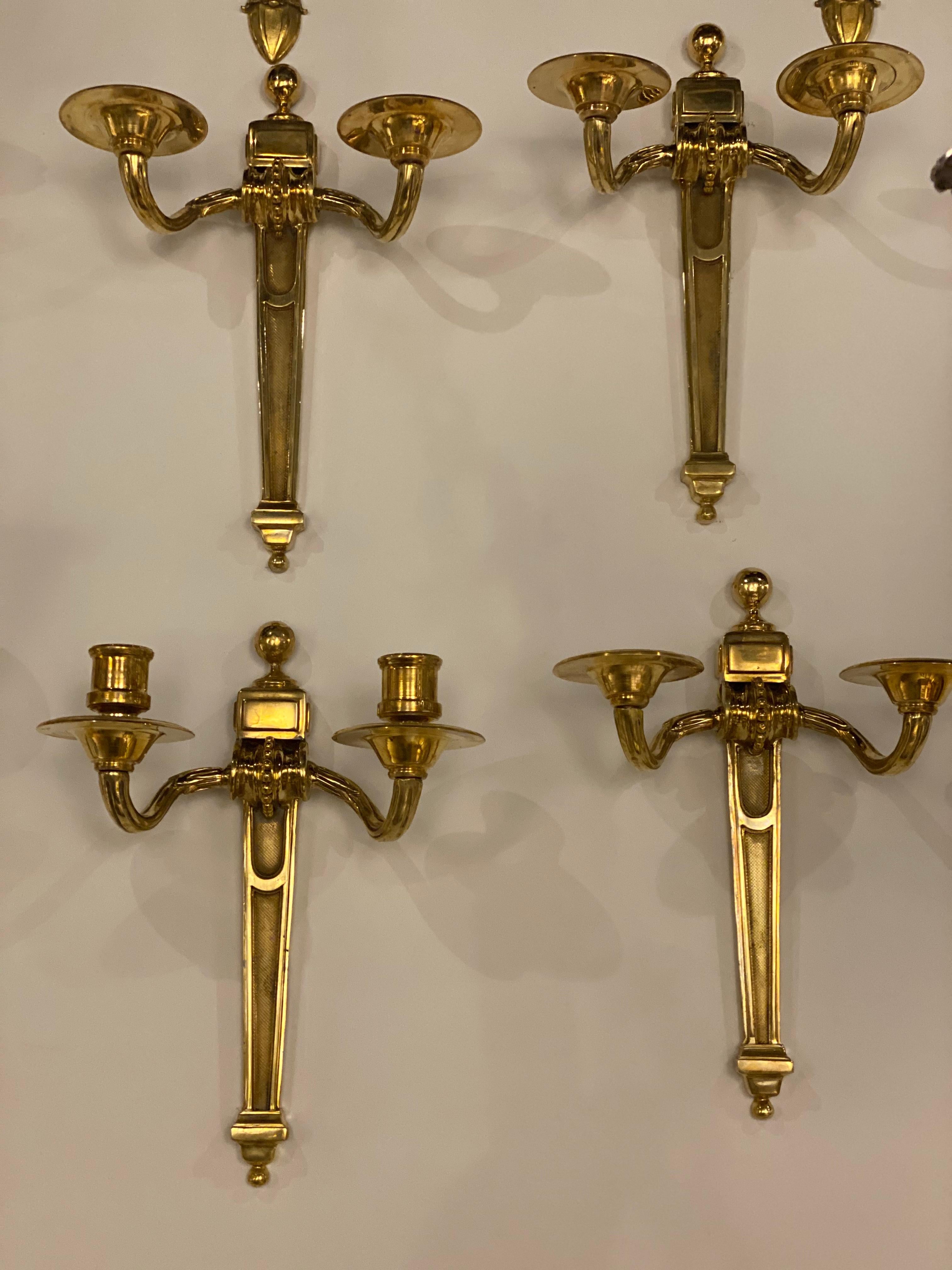 1920s Caldwell Bronze Sconces In Good Condition In New York, NY
