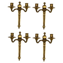 1920s Caldwell Bronze Sconces