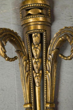 1920’s Caldwell Double Arm Gilt Bronze Sconces