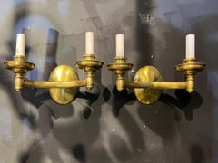 1920 Caldwell Gilt Bronze Sconces 2 Lights