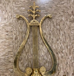 1920’s Caldwell Lire Shaped Sconces