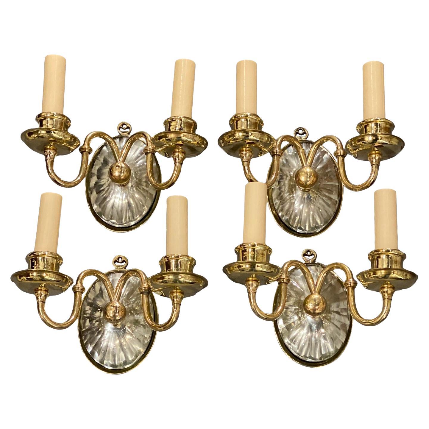 1920’s Caldwell Mirror Sconces  For Sale