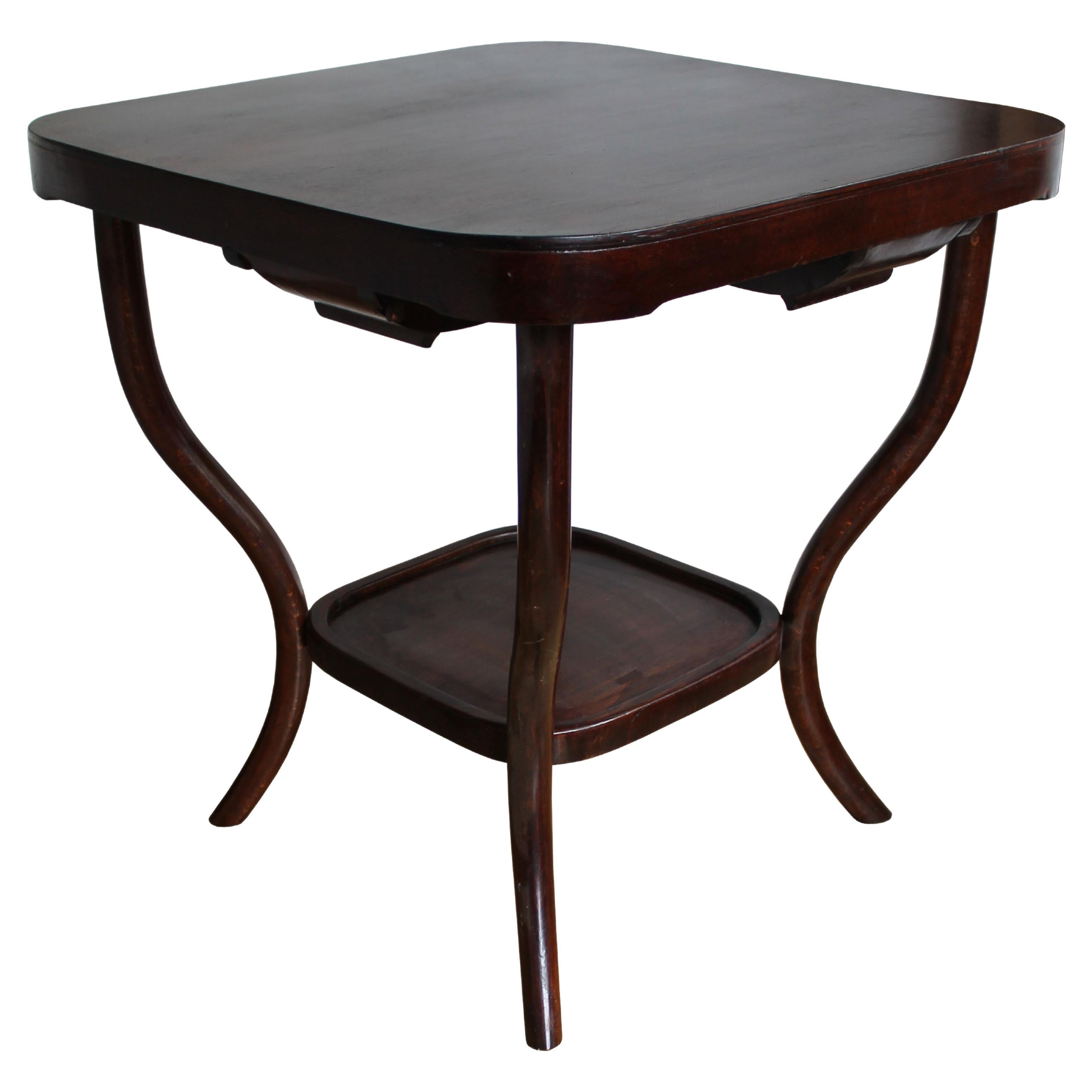 1920's Cards Table Model No.8 by Thonet