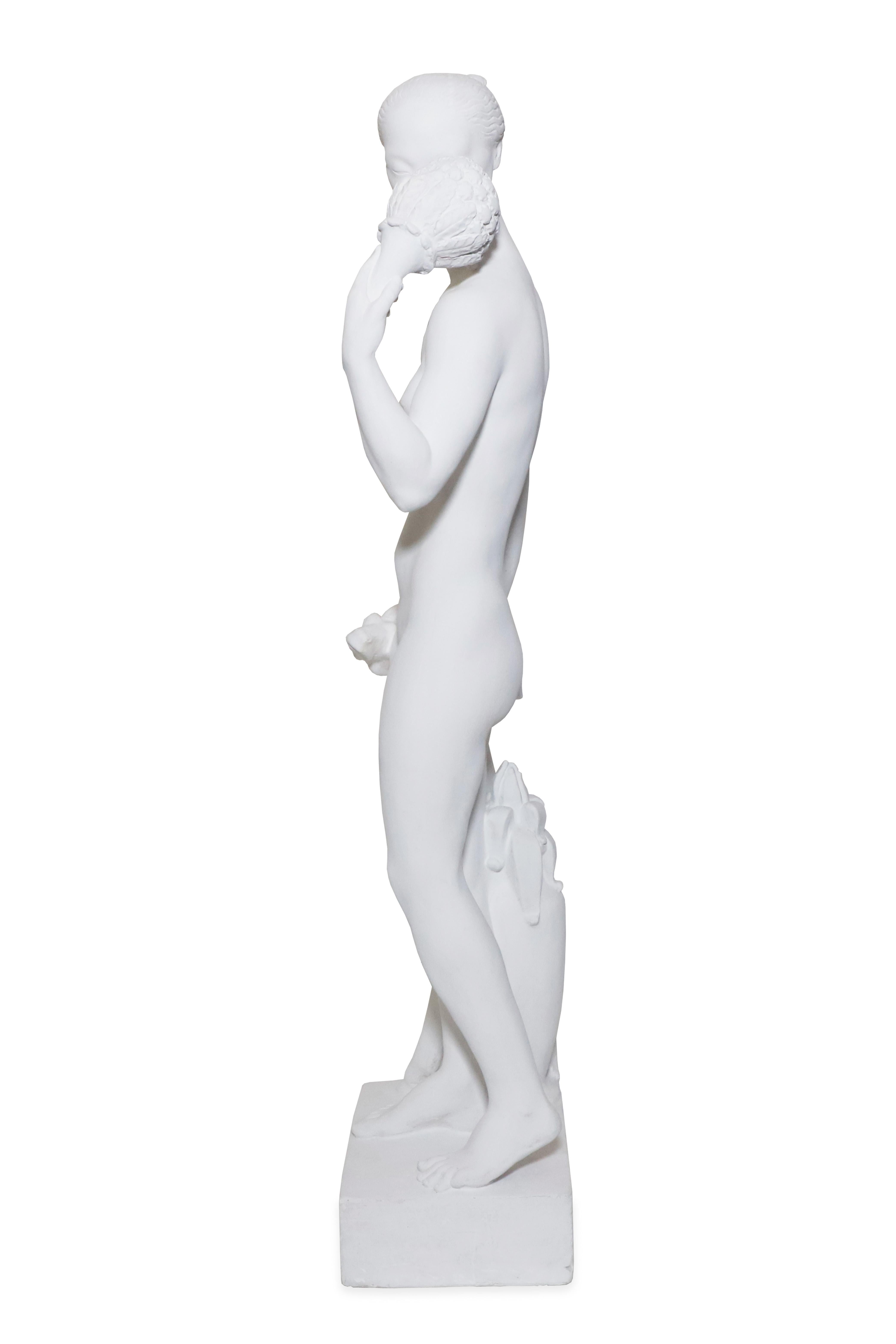 1920s Carl Milles Plaster Sculpture of a Women For Sale 1
