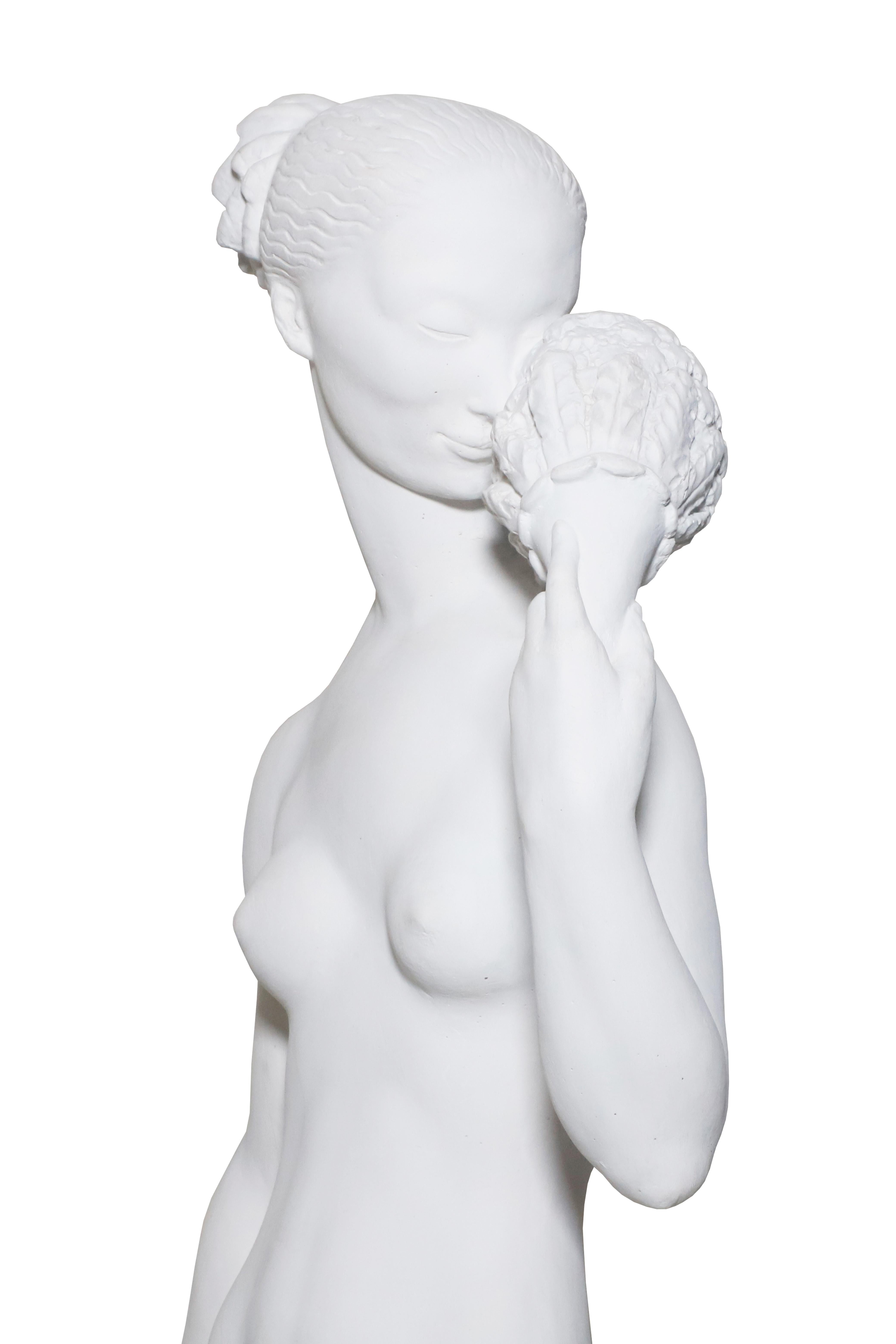 1920s Carl Milles Plaster Sculpture of a Women For Sale 2