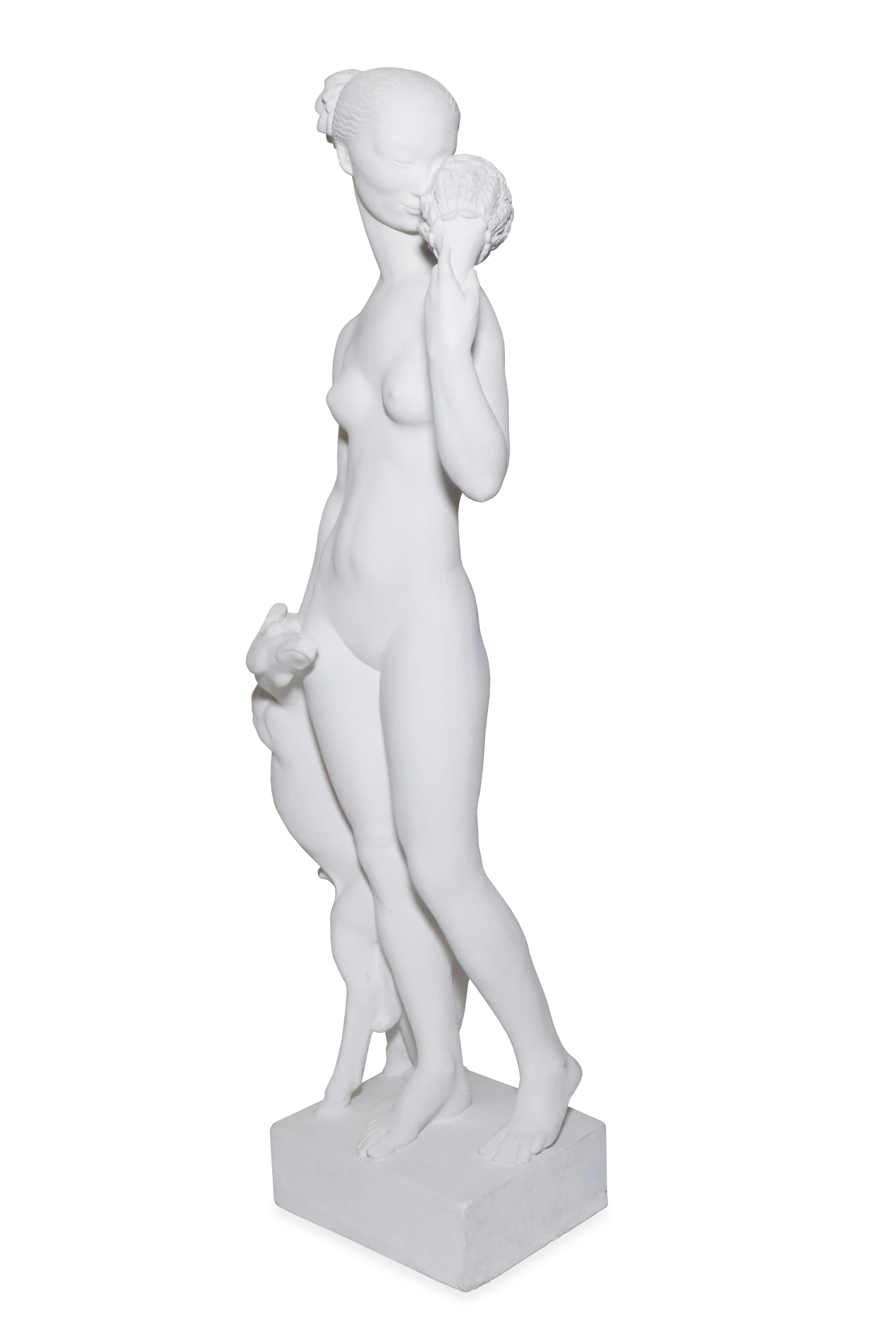 1920s Carl Milles Plaster Sculpture of a Women For Sale 3