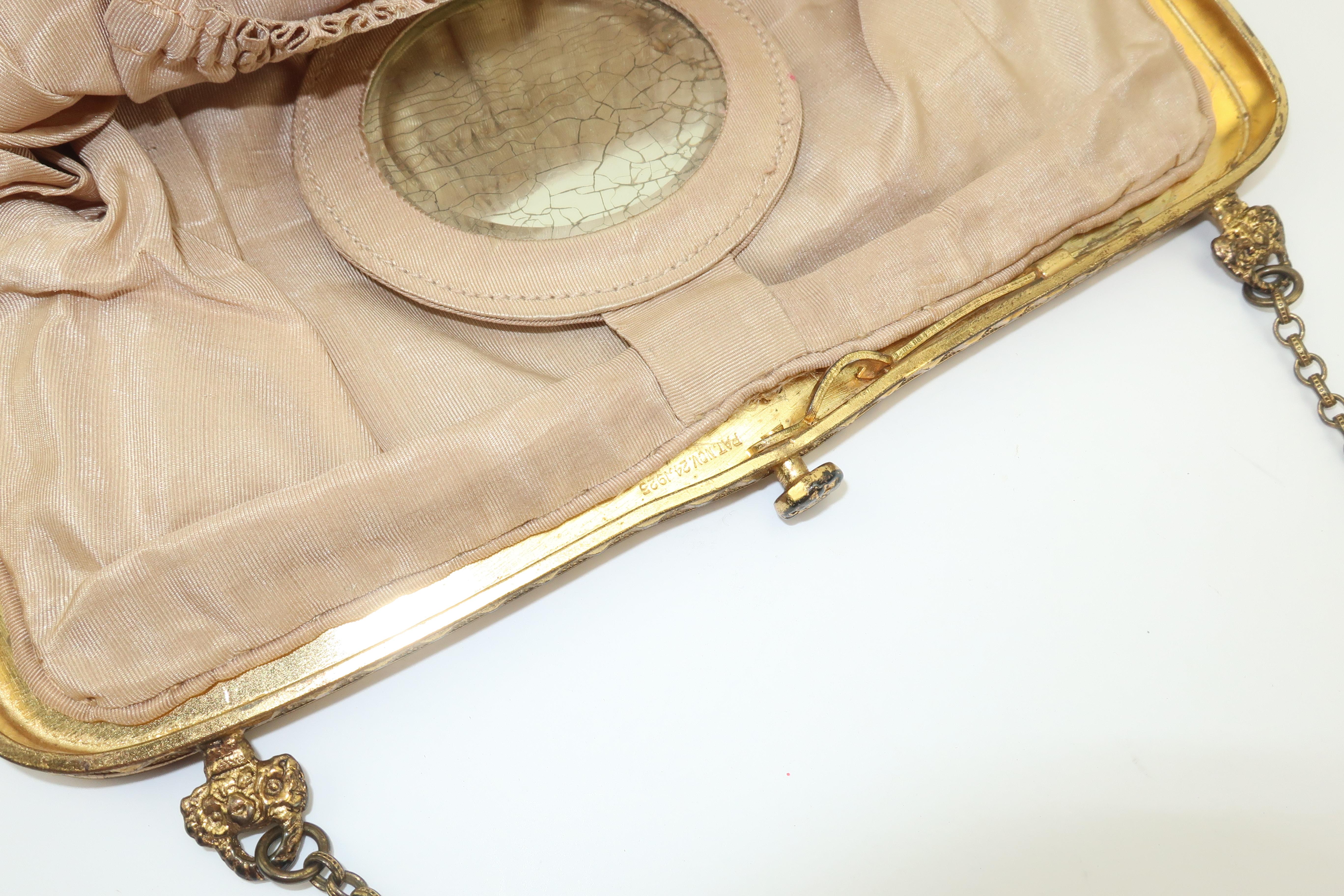 1920’s ‘Carpetbag’ Micro Glass Beaded Flapper Handbag 1