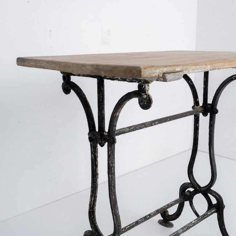 1920s Cast Iron French Bistro Table at 1stDibs