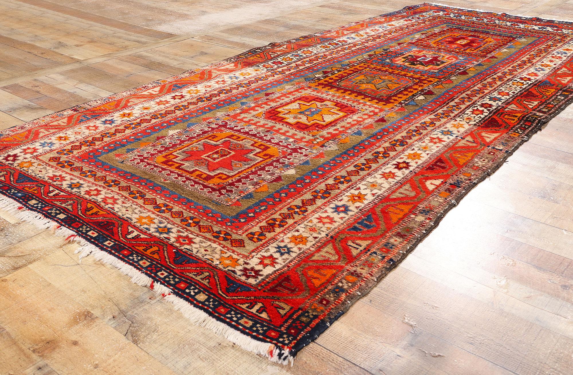 Alfombra tribal kazaka de 1920 siglo XX en venta