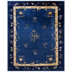 Tappeto cinese di Pechino del 1920, 9' 6" x 11' 6".