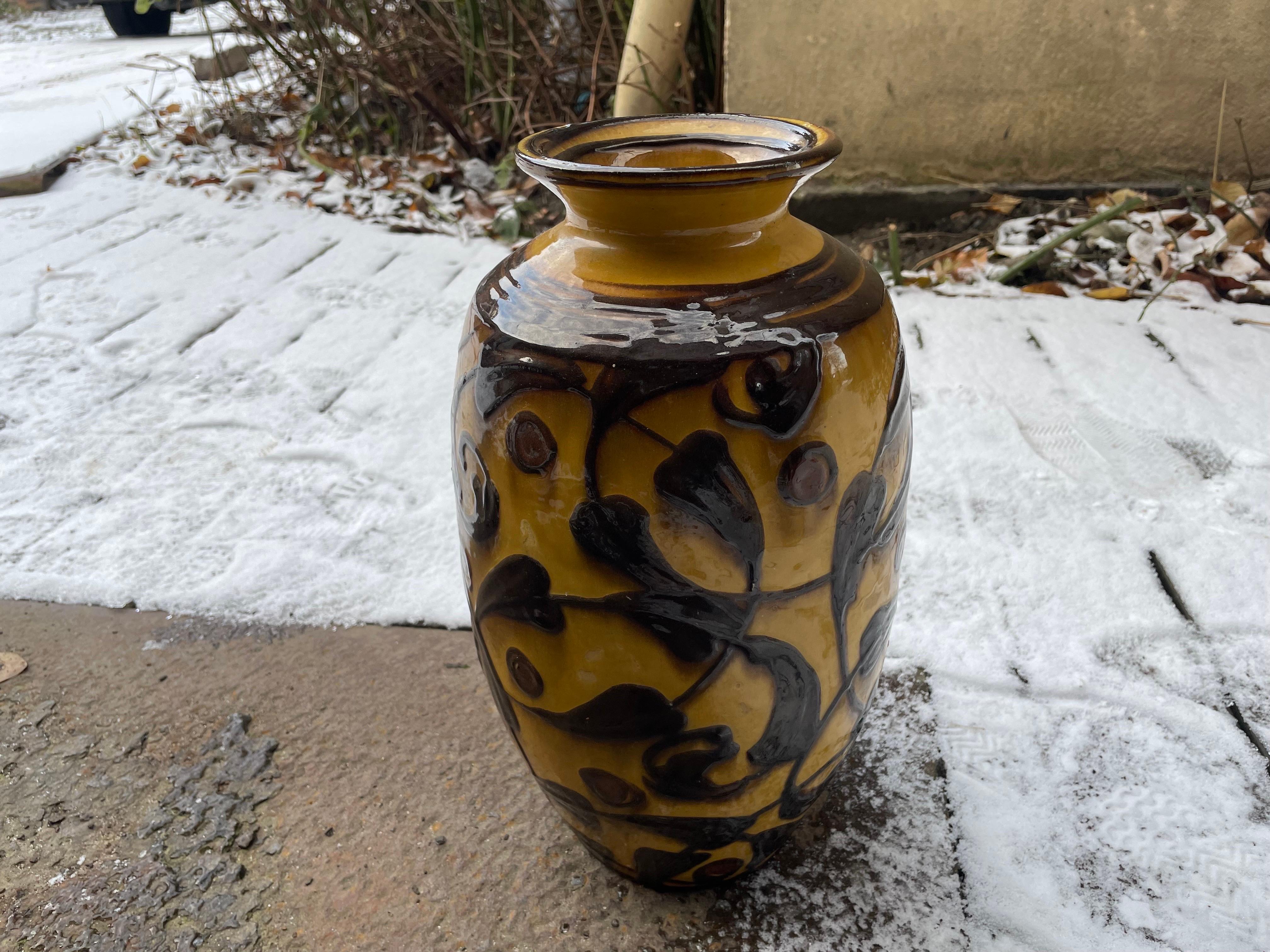 Early 20th Century 1920s Ceramic Vase by Herman Kähler