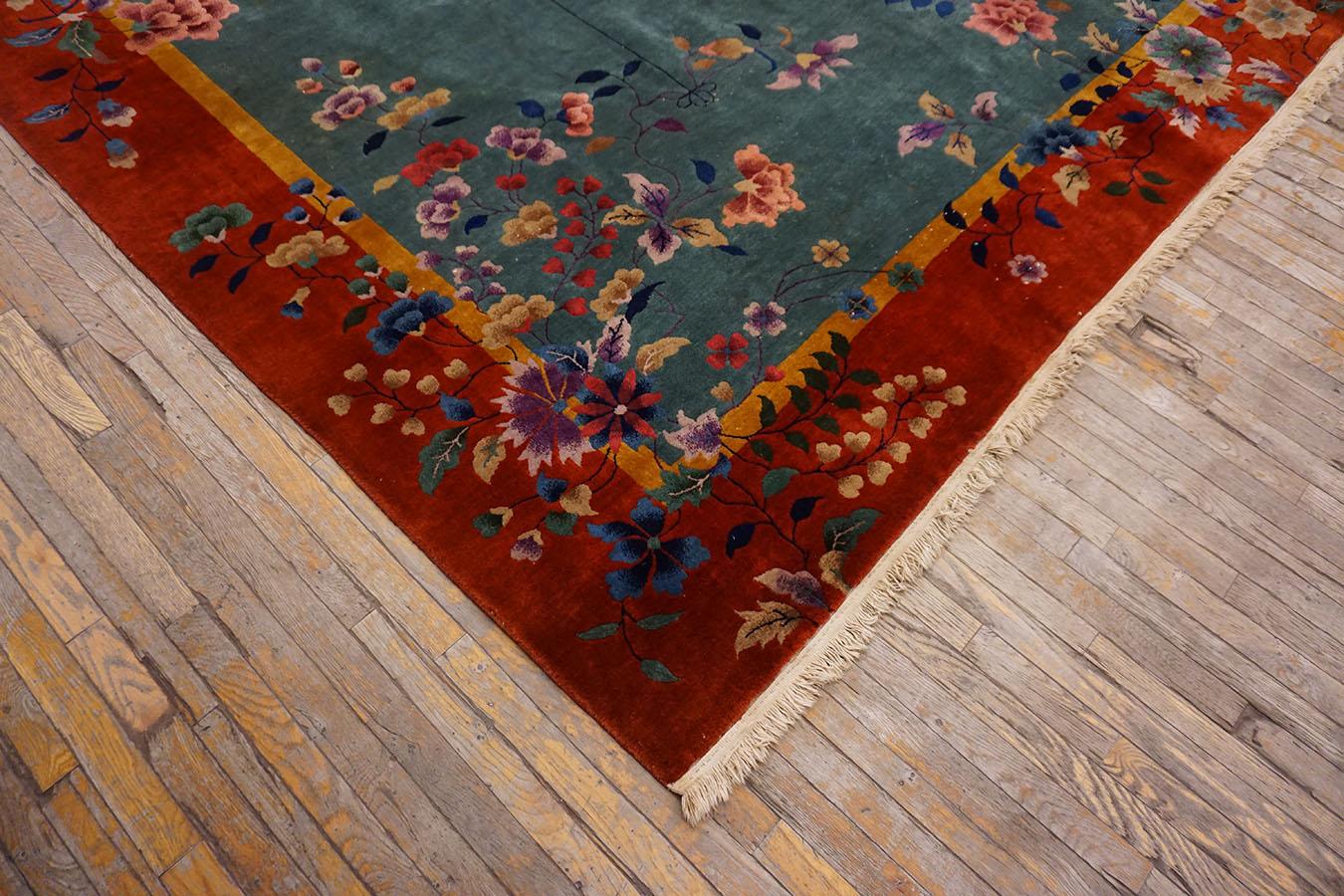 1920s Chinese Art Deco Carpet 10' 8