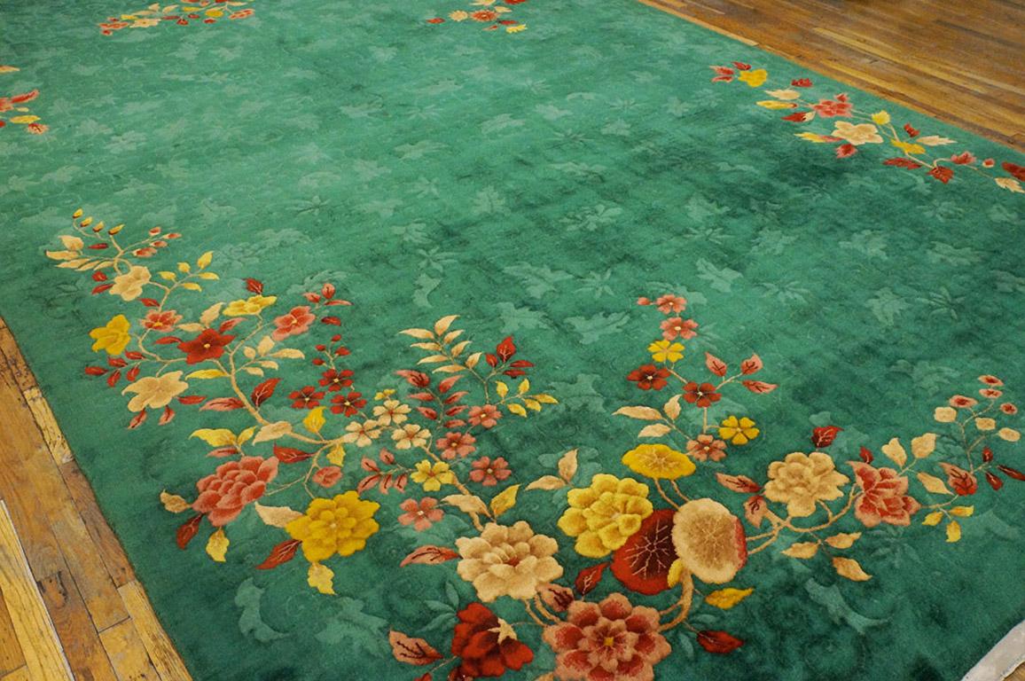 1930s Chinese Art Deco Carpet ( 10' x 16' - 305 x 490 cm ) For Sale 1