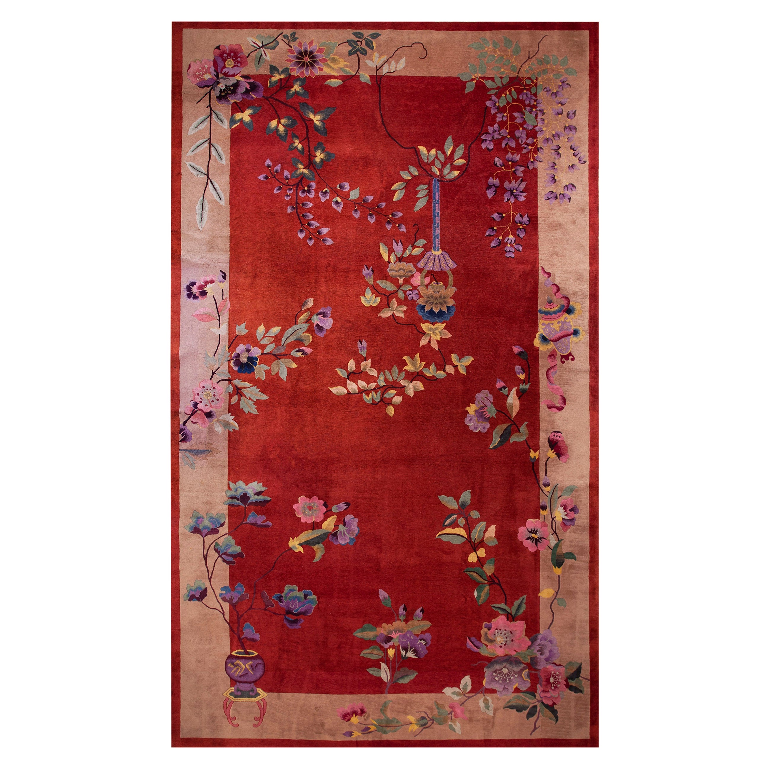 Tapis Art Déco chinois des années 1920 ( 10' x 17'6" - 305 x 533 )