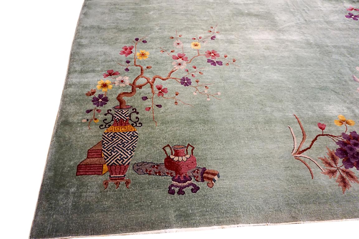 Alfombra Art Decó china de los años 20  11' x17' 3