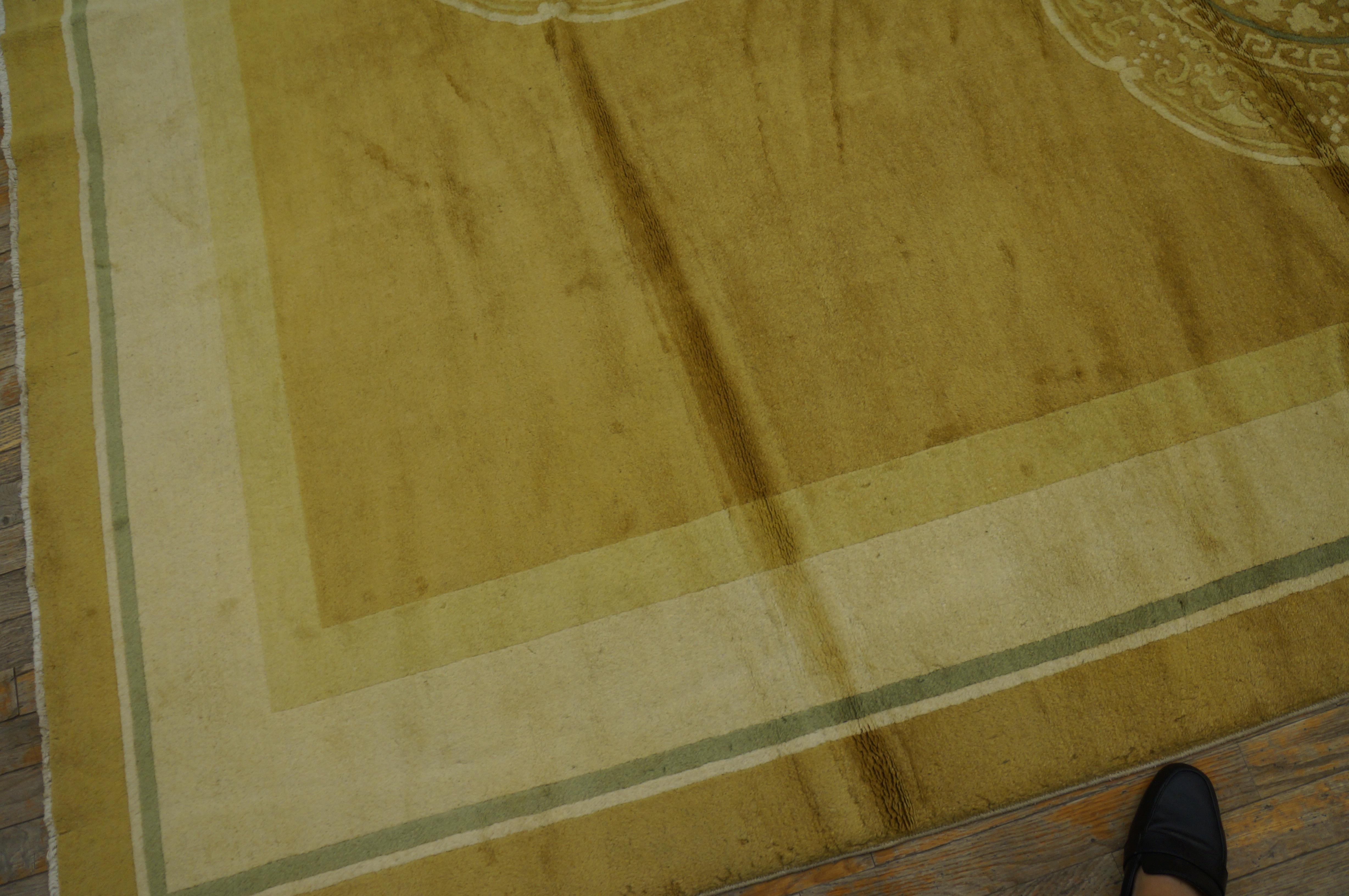 Tapis chinois Art Déco des années 1920 ( 11'4