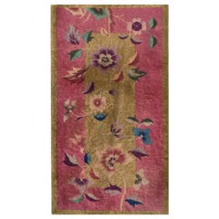 Tappeto Art Deco cinese degli anni '20 ( 2' 2" x 3' 9" - 66 x 114 cm )
