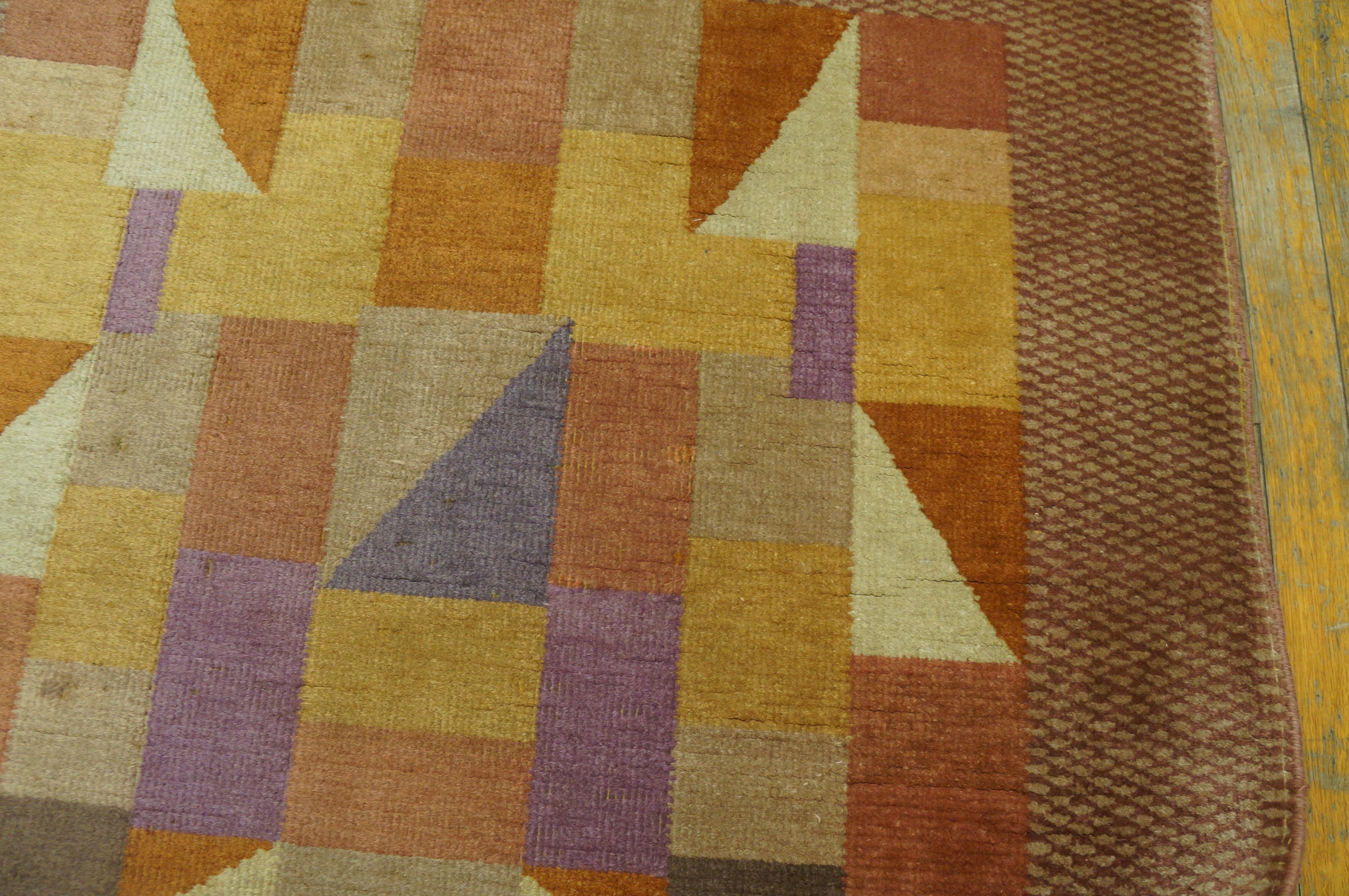 1920s Chinese Art Deco Carpet ( 3' x 4' 8