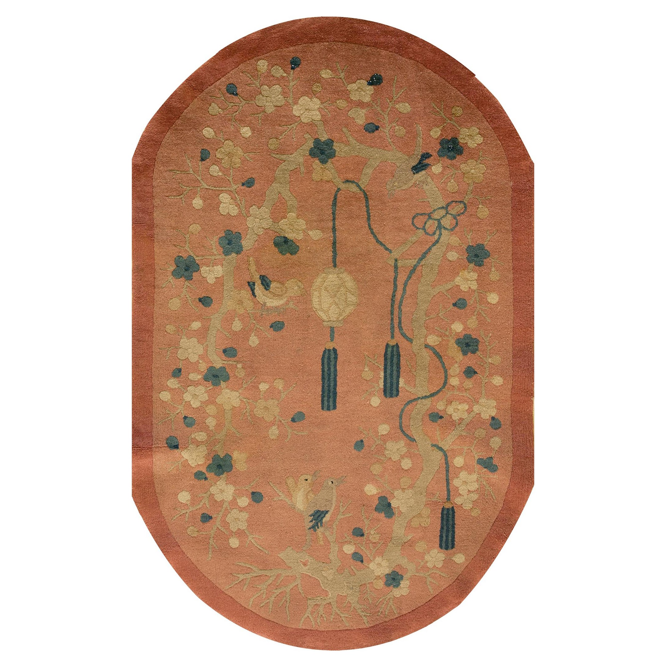 1920s Chinese Art Deco Carpet ( 3 x 4'9" - 90 x 145 cm )