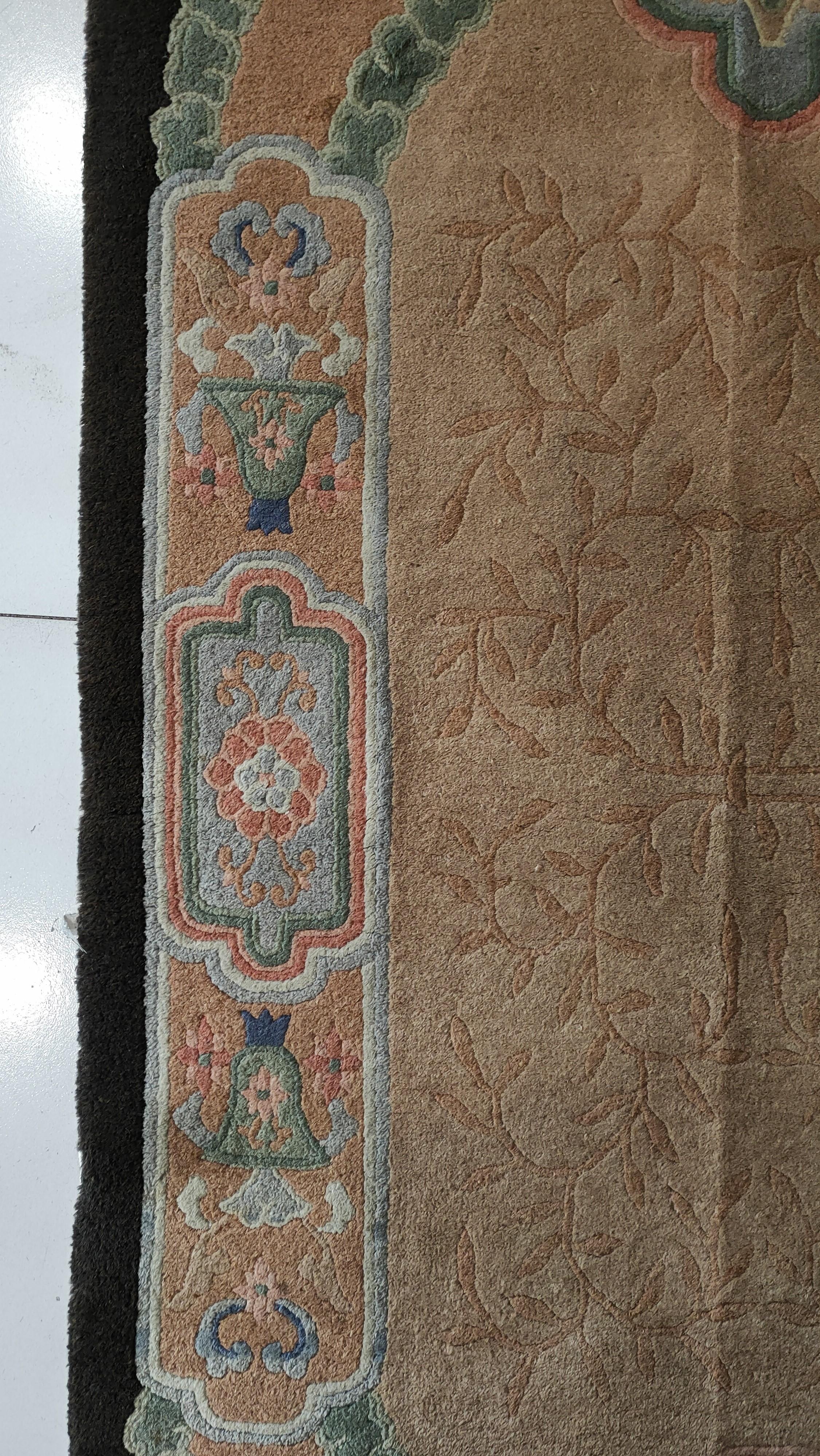 1920s Chinese Art Deco Carpet ( 3' x 5' - 90 x 152 ) For Sale 5